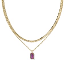 Ashley Gold Multi Strand Necklace