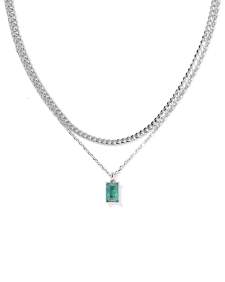 Ashley Silver Multi Strand Necklace