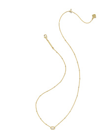 Mini Elisa Gold Satellite Short Pendant Necklace 