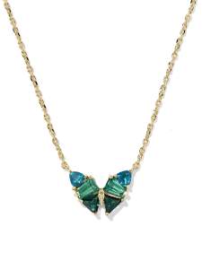 Blair Butterfly Gold Small Short Pendant Necklace  