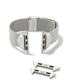 Mia Mesh Watch Band in Silver Stainless Steel