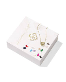 12 Days of Joy Color Bar® Elisa Locket Box in Silver