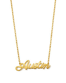 Austin Pendant Necklace in 18k Gold Vermeil