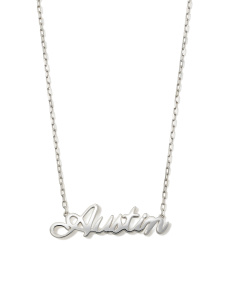 Austin Pendant Necklace in Sterling Silver