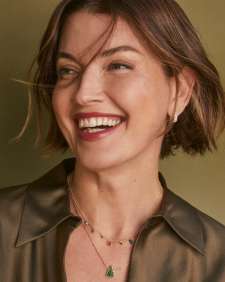 Cailin Gold Delicate Strand Necklace 