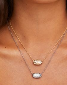 Elisa 2025 Silver Collector’s Edition Short Pendant Necklace 