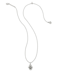 Hamsa Silver Short Pendant Necklace 