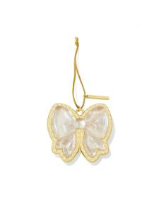 Haley Bow Gold Ornament