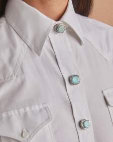 Davis Vintage Silver Etch Frame Button Cover Set of 5