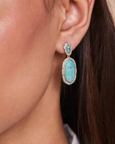 Dani 14k Yellow Gold Statement Earrings