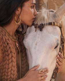 Bria Vintage Gold Cocktail Ring