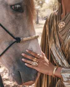 Bria Vintage Gold Cocktail Ring