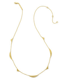 Sophee Strand Necklace in 18k Yellow Gold Vermeil