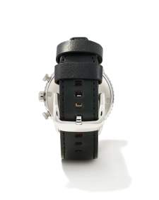 Evans Stainless Steel 44mm Chronograph Watch in Black