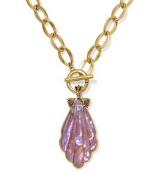 Alexa Vintage Gold Statement Necklace 