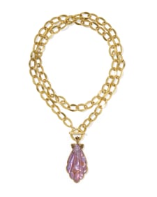 Alexa Vintage Gold Statement Necklace 