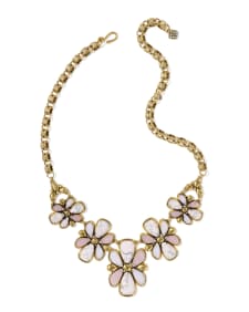 Jamie Vintage Gold Statement Necklace