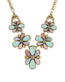 Jamie Vintage Gold Statement Necklace