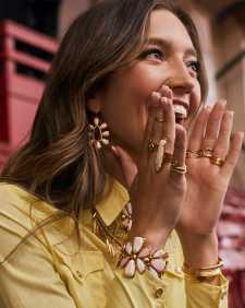 Jamie Statement Open Frame Earrings