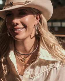 Keziah Hoop Earrings in Vintage Silver