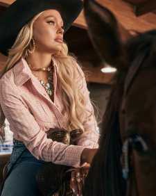 Keziah Vintage Gold Statement Fringe Hoop Earrings