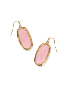 Elle Etch Frame Drop Earrings