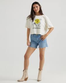 Wrangler® x Yellow Rose by Kendra Scott Boxy Crop Tee
