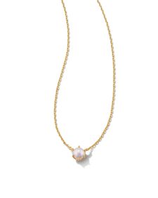 Ashton Gold Pendant Necklace in Freshwater Cultured Pearl