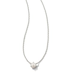 Ashton Silver Pendant Necklace in Freshwater Cultured Pearl