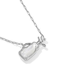 Golf Silver Short Pendant Necklace