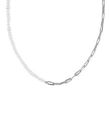 Markie Silver Half Chain Necklace 