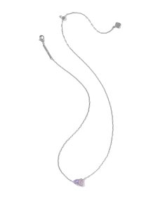 Tatum February Short Pendant Necklace 