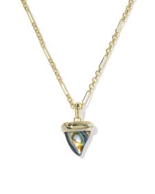 Oleana Gold Short Pendant Necklace 