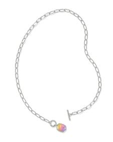 Daphne Convertible Silver Link and Chain Necklace