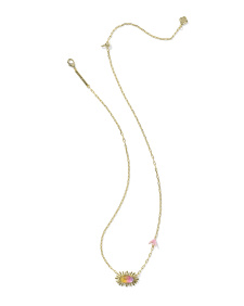 Elisa Bird Gold Short Pendant Necklace