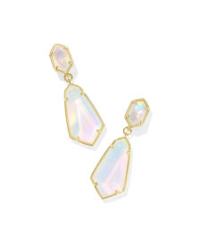 Hallie Gold Convertible Drop Earrings