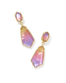 Hallie Gold Convertible Drop Earrings