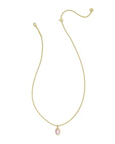 Hallie Gold Short Pendant Necklace