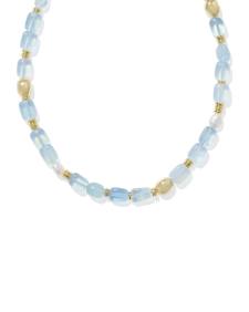 Melody Gold Beaded Strand Necklace in Freshwater Cultured Pearl