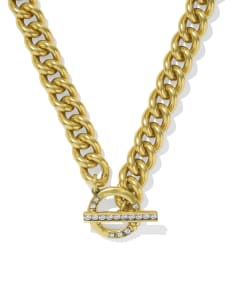 Whitley Chain Necklace in Vintage Gold