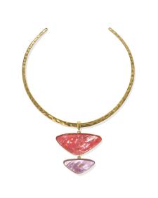 Margot Vintage Gold Statement Necklace