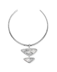 Margot Vintage Silver Statement Necklace