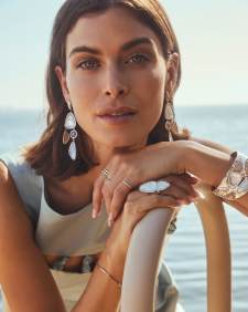 Margot Vintage Silver Statement Cuff Bracelet