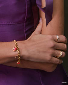 Disney | Kendra Scott Snow White Vintage Gold Charm Bracelet in Multi Mix