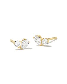 Lab Grown Diamond Toi et Moi Stud Earrings
