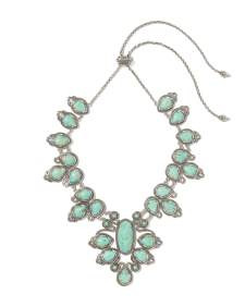 Tedi Vintage Silver Statement Necklace