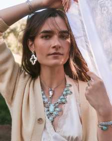 Beau Bolo Necklace in Vintage Silver