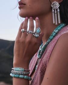 Keziah Vintage Silver Etch Frame Band Ring