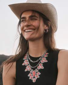 Noble Rope Link and Chain Necklace in Vintage Silver