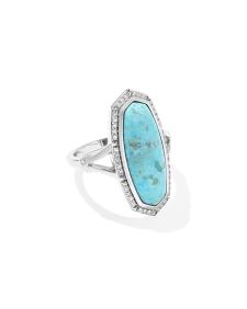 Dani 14k White Gold Cocktail Ring